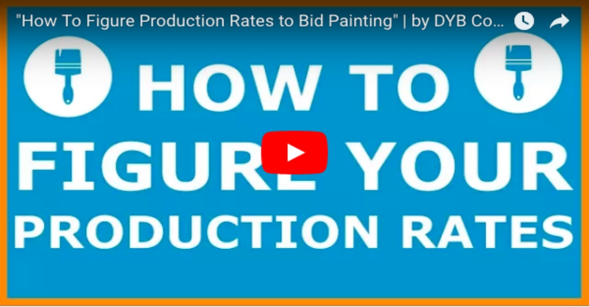 production rate, Painting business, marketing