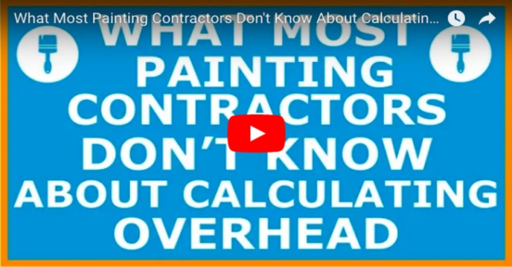Painting contractor, painting business, overhead, marketing